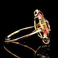 2.83 Ct Oval Tourmaline 14K Gold Ring