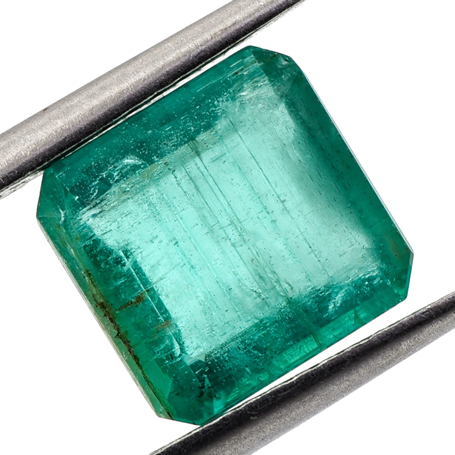 3.04 Natural Beryl Emerald Square Emerald Cut Gemstone