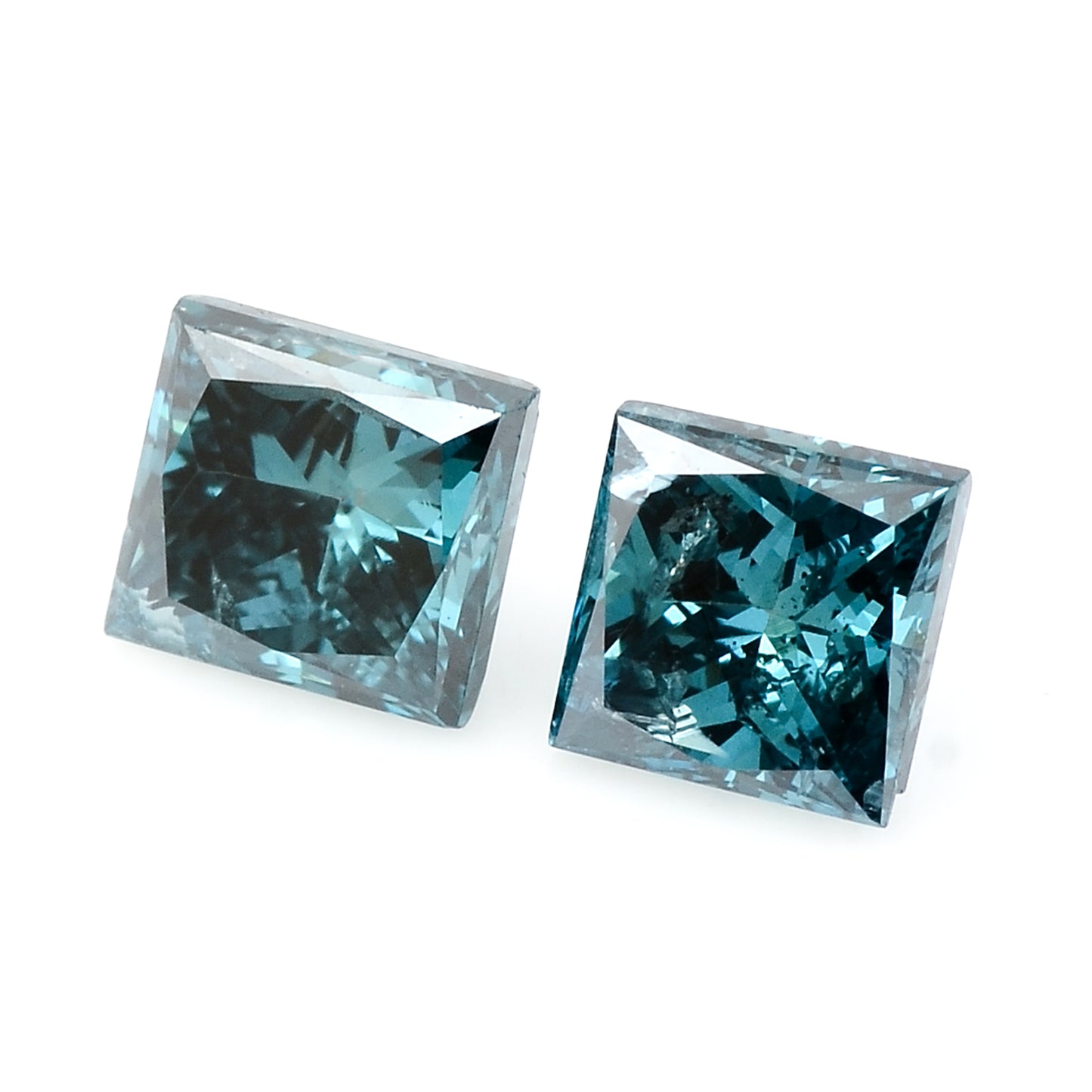 0.44 Blue Diamond Sqaure Loose Gemstone