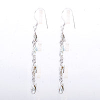 9.75 Ct Blue Topaz 925 Sterling Silver Earrings