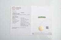1.38 Carats Emerald 14K Gold Ring