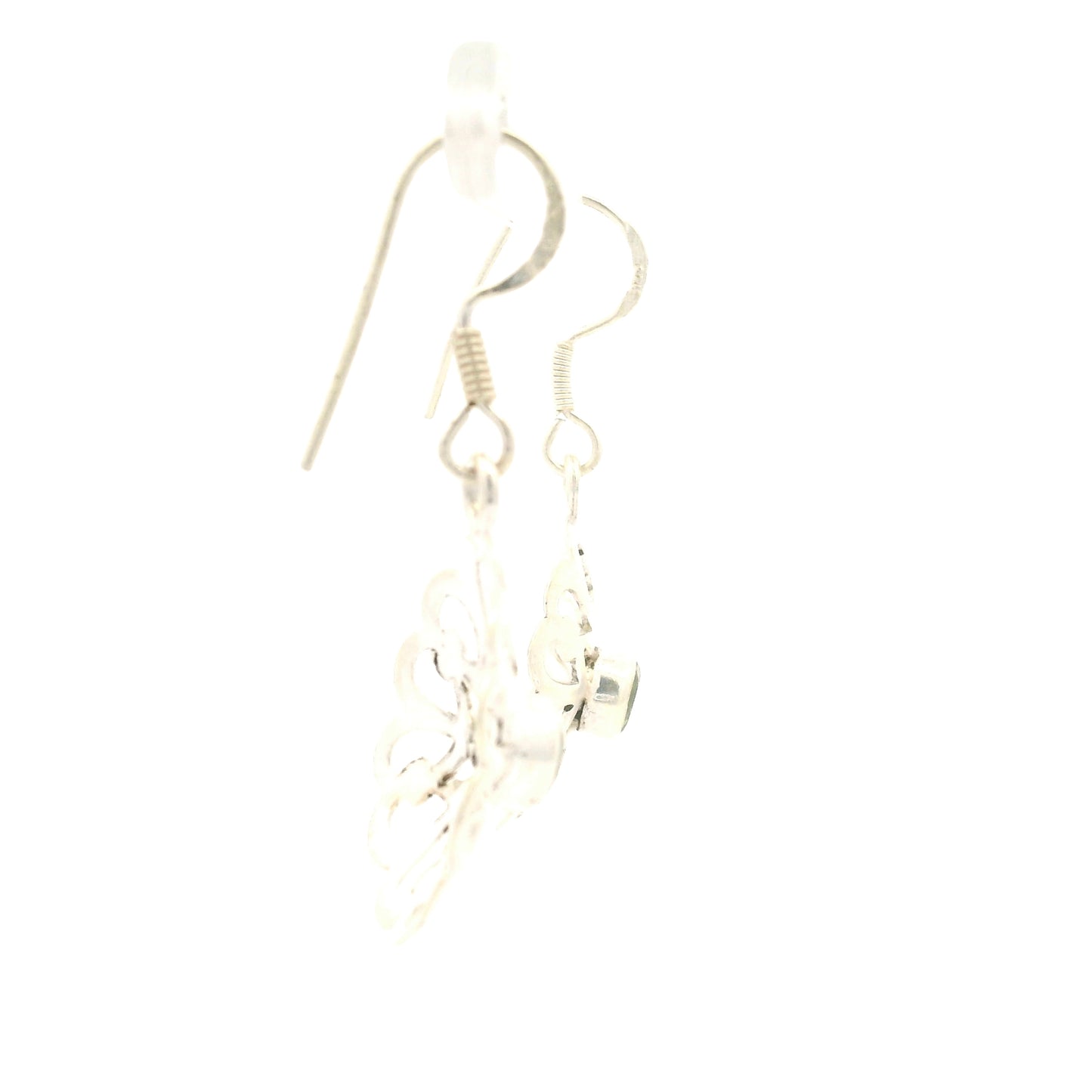 2.99 Ct Peridot 925 Sterling Silver Earrings