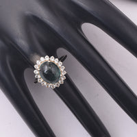 5.32 Ct Oval Tourmaline 9K Gold Ring