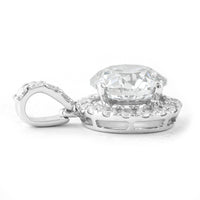 3.20 Carats Lab Grown Diamond 14K Gold Pendant
