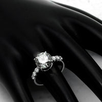 3.38 Carats Lab Grown Diamond 14K Gold Ring