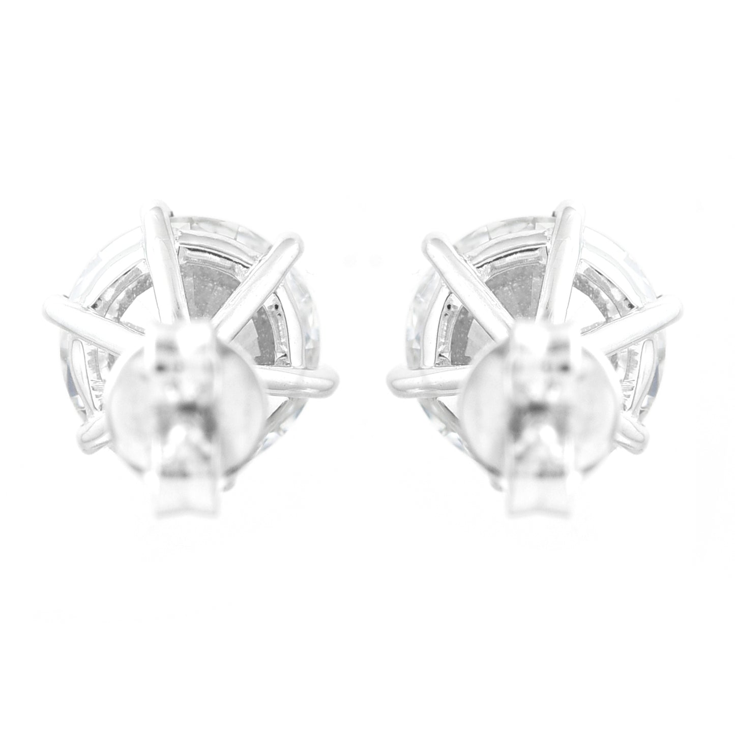 3.11 Carats Lab Grown Diamond 14K Gold Earrings