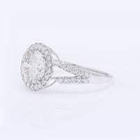 2.48 Carats Lab Grown Diamond 14K Gold Ring