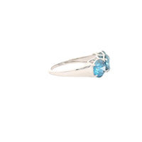 3.13 Carats Blue Lab Grown Diamond 14K Gold Ring