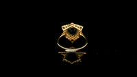 1.76 Ct Trillion Tourmaline 14K Gold Ring