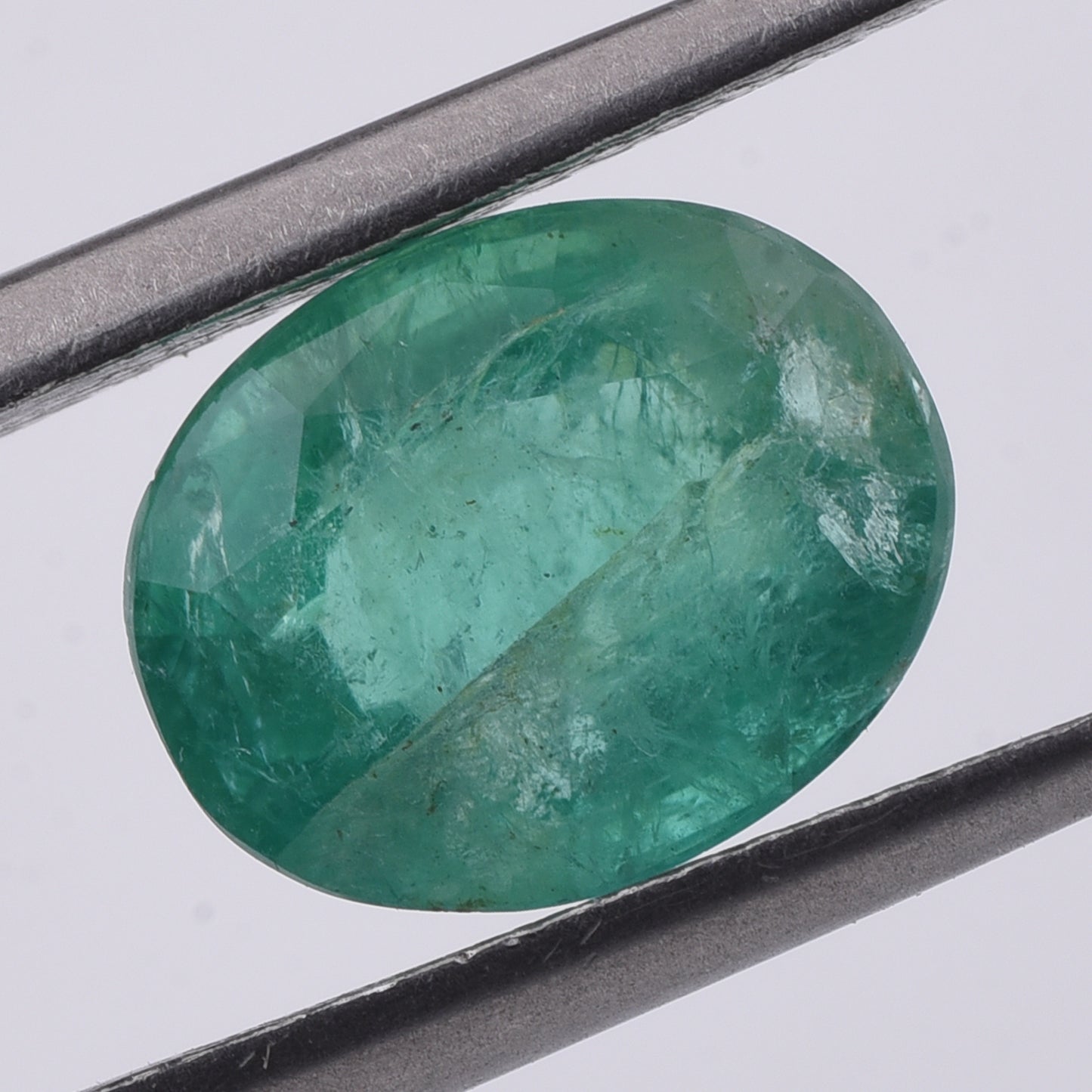 2.85 Natural Beryl Emerald Oval Mixed Cut Gemstone