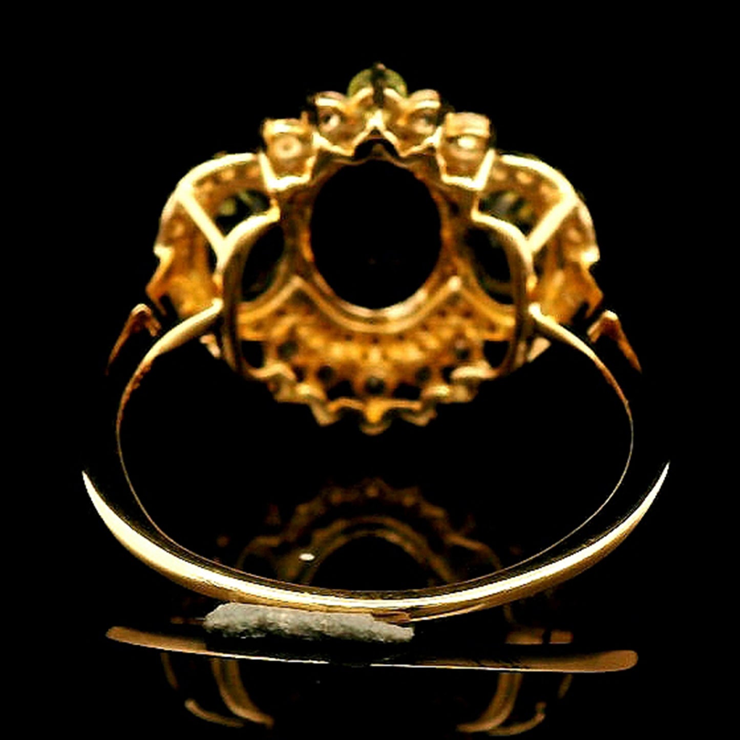 2.92 Ct Oval Tourmaline 14K Gold Ring