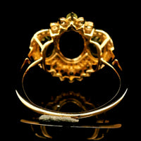 2.92 Ct Oval Tourmaline 14K Gold Ring