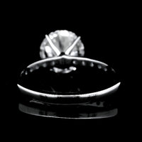 3.23 Carats Lab Grown Diamond 14K Gold Ring