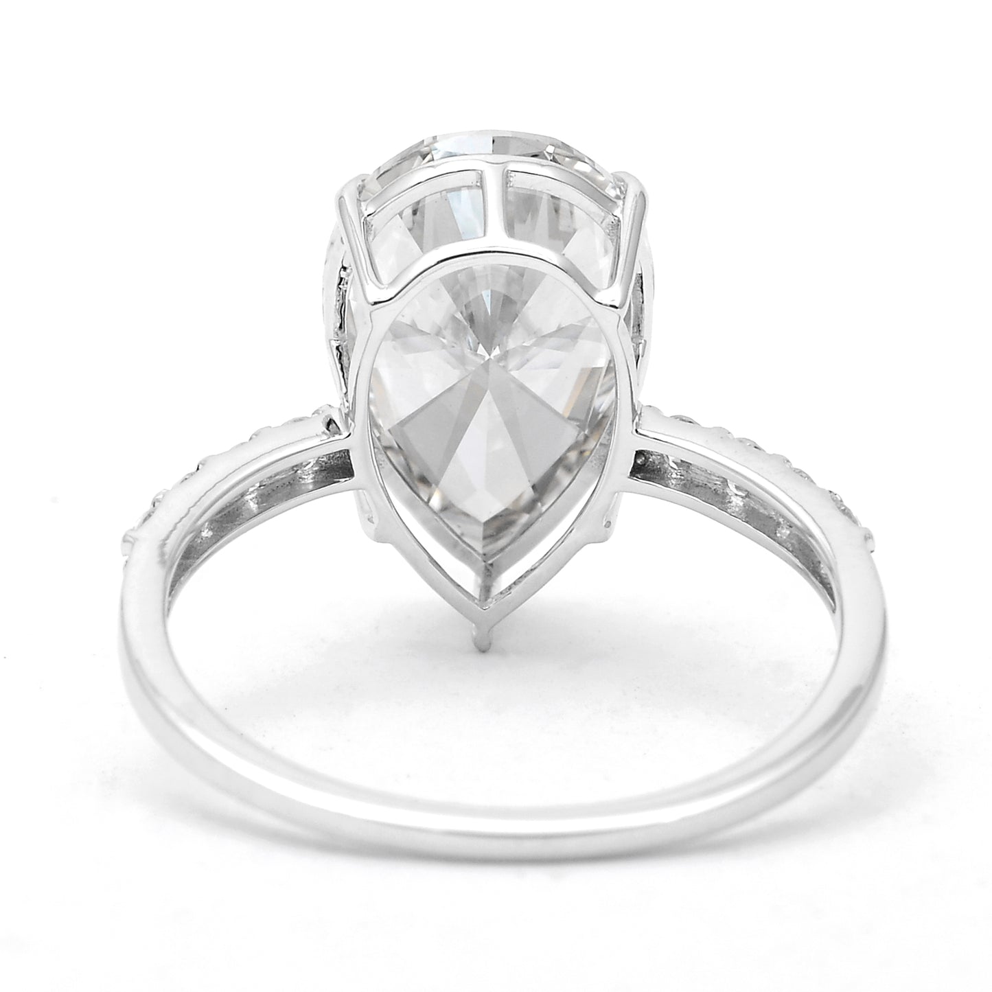4.13 Carats Lab Grown Diamond 14K Gold Ring