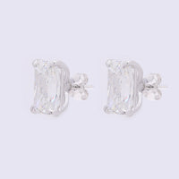 3.86 Carats Lab Grown Diamond 14K Gold Earrings