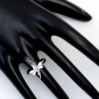 0.00 Ct Plain 925 Sterling Silver Ring