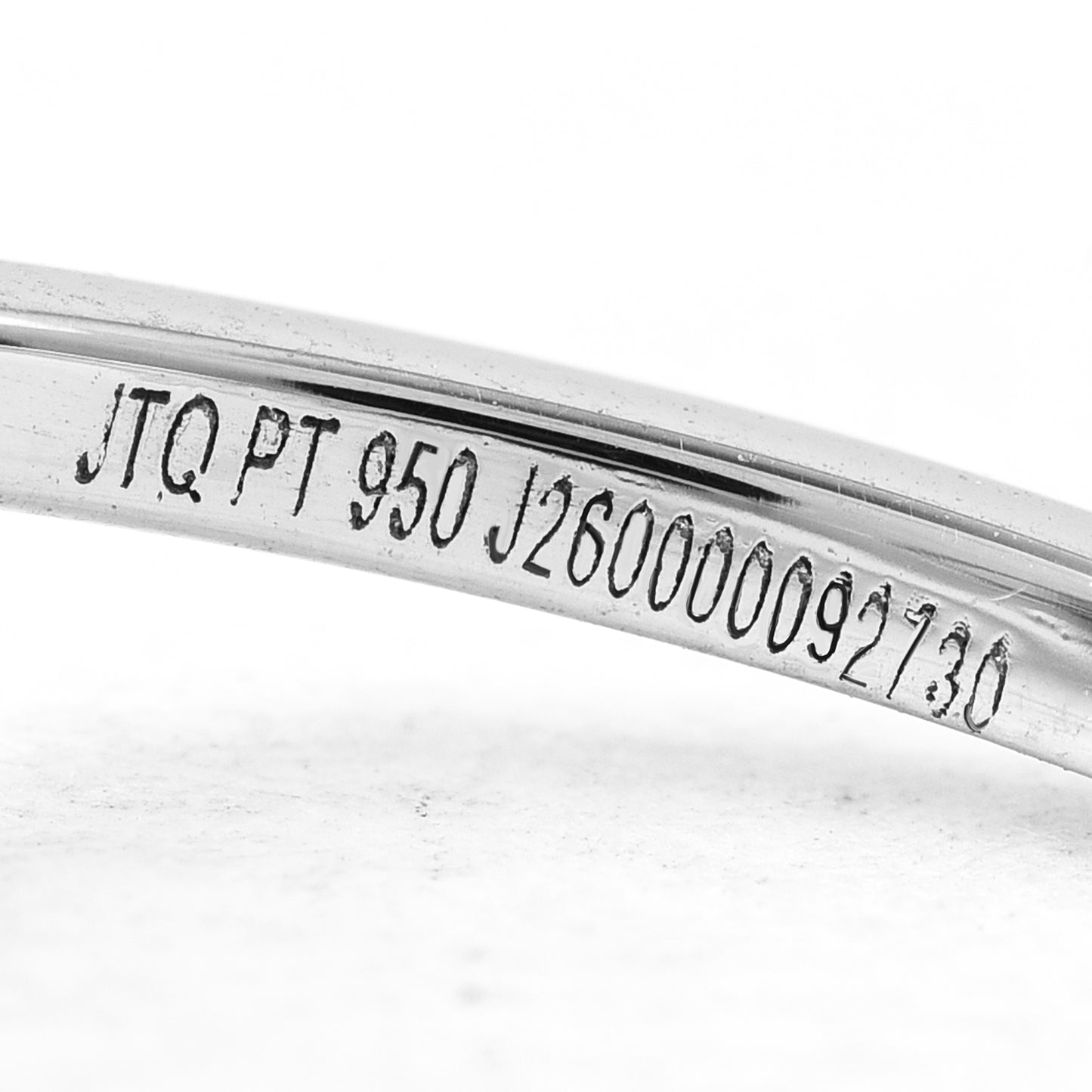 1.48 Ct Oval Sapphire 950 Platinum Ring
