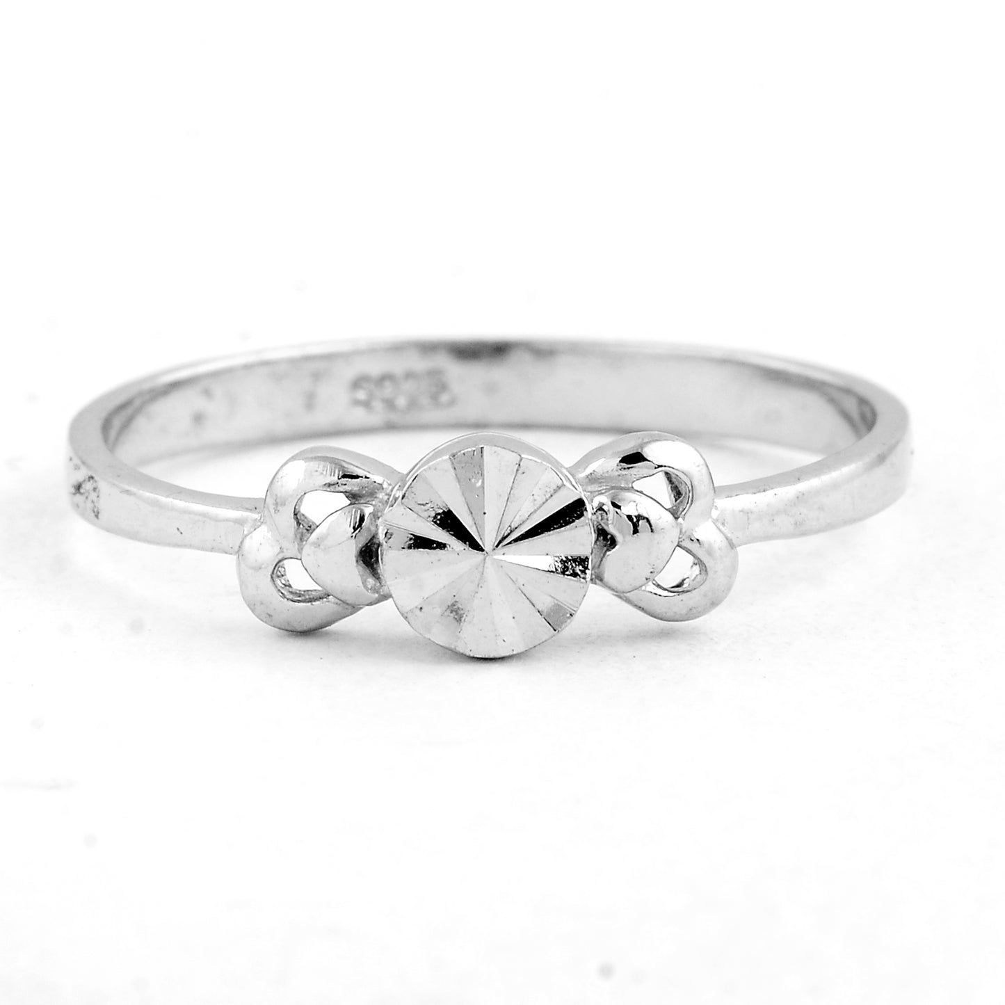 0.00 Ct Plain 925 Sterling Silver Ring