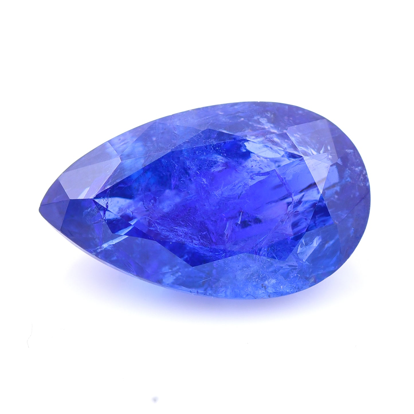 8.17 Natural Zoisite Tanzanite Pear Mixed Cut Gemstone