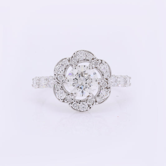 2.05 Carats Lab Grown Diamond 14K Gold Ring