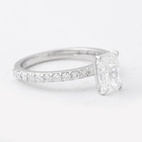 1.95 Carats Lab Grown Diamond 14K Gold Ring