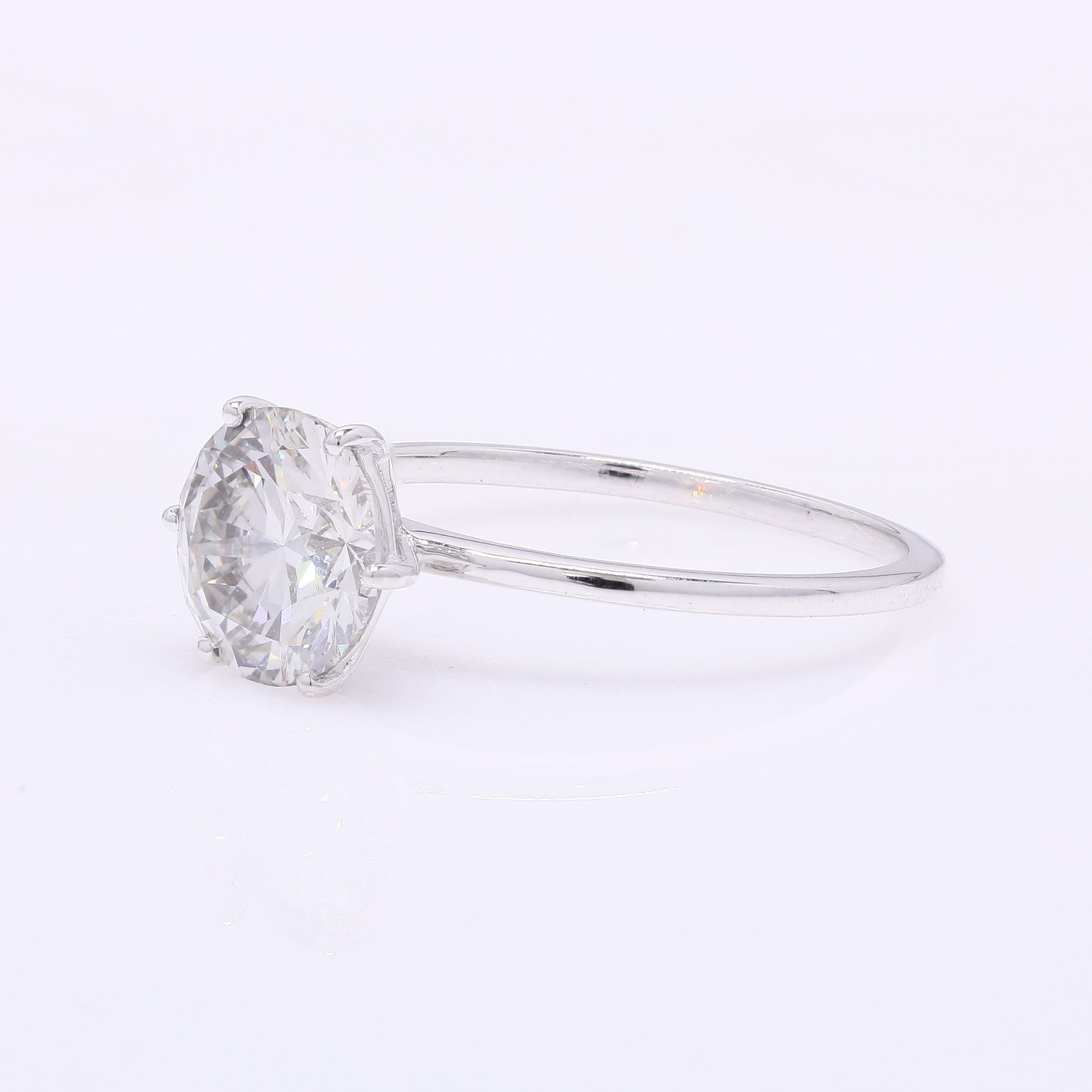 2.07 Carats Lab Grown Diamond 14K Gold Ring