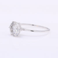 2.07 Carats Lab Grown Diamond 14K Gold Ring