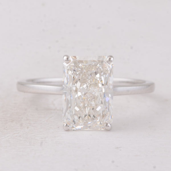 3.56 Carats Lab Grown Diamond 14K Gold Ring