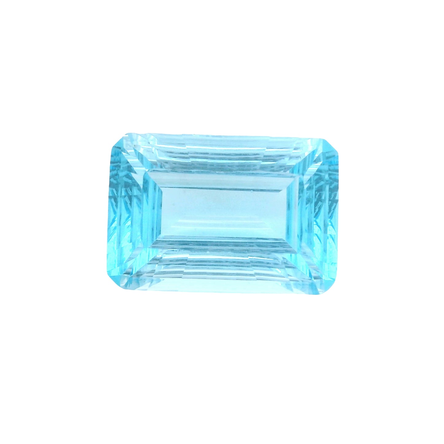 34.9 Blue Topaz Octagon Gemstone