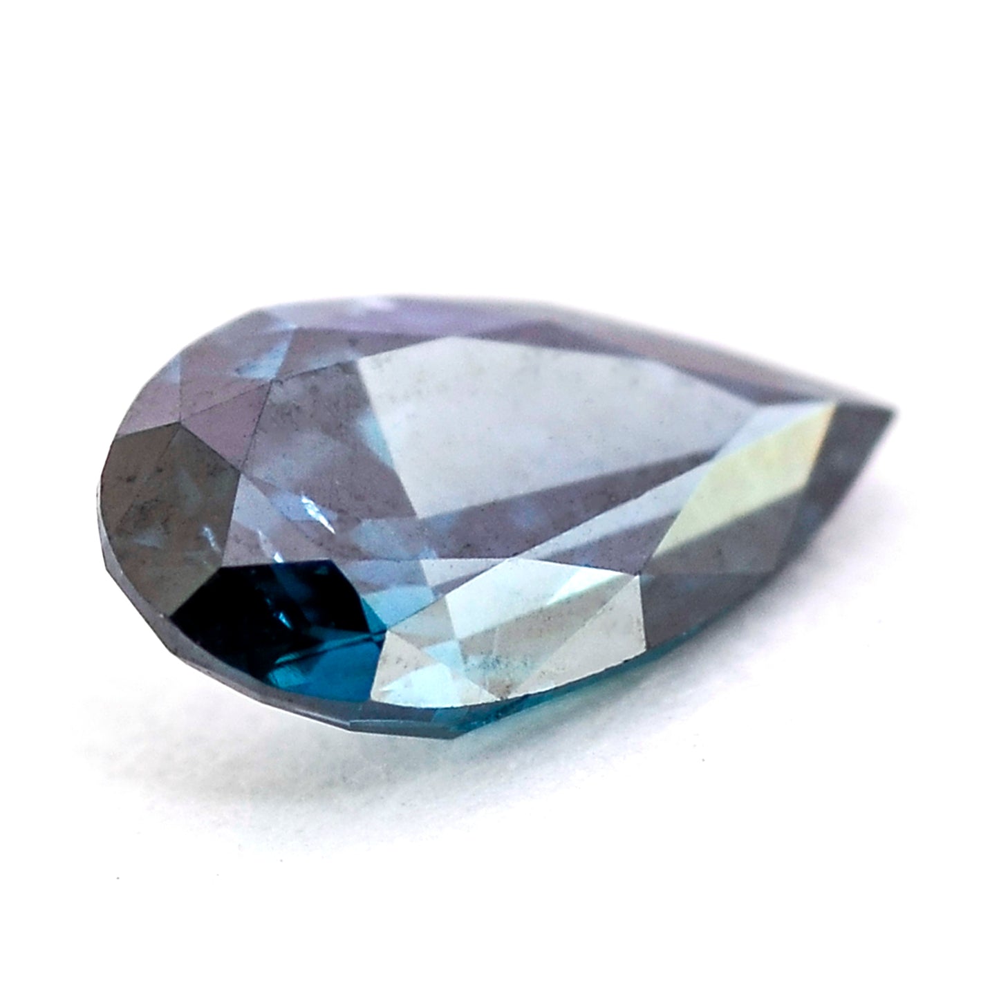 0.33 Blue Diamond Pear Loose Diamond