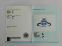 2.87 Carats Lab Grown Diamond 14K Gold Ring