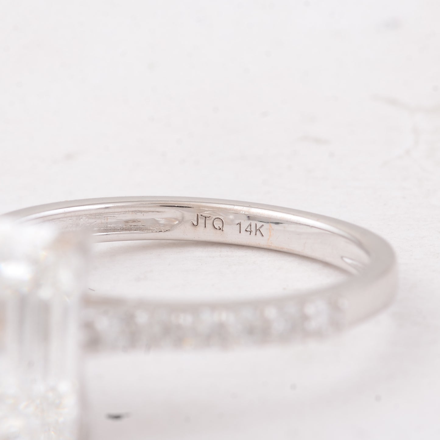 4.32 Carats Lab Grown Diamond 14K Gold Ring