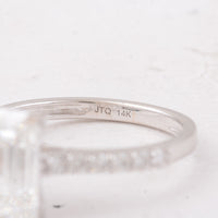 4.32 Carats Lab Grown Diamond 14K Gold Ring