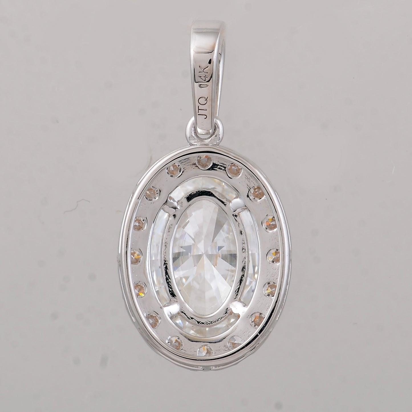 2.14 Carats Lab Grown Diamond 14K Gold Pendant