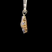 1.91 Ct Pear Tanzanite 14K Gold Pendant