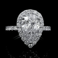 2.64 Carats Lab Grown Diamond 14K Gold Ring