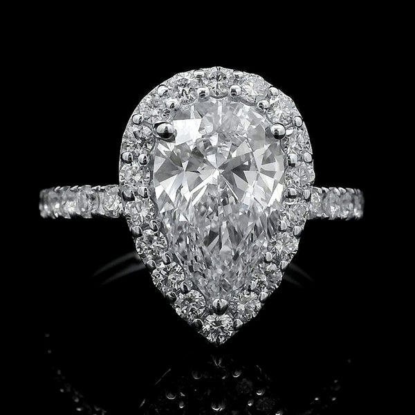 2.64 Carats Lab Grown Diamond 14K Gold Ring