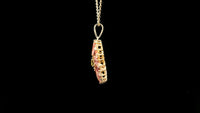 2.26 Ct Round Tourmaline 14K Gold Pendant