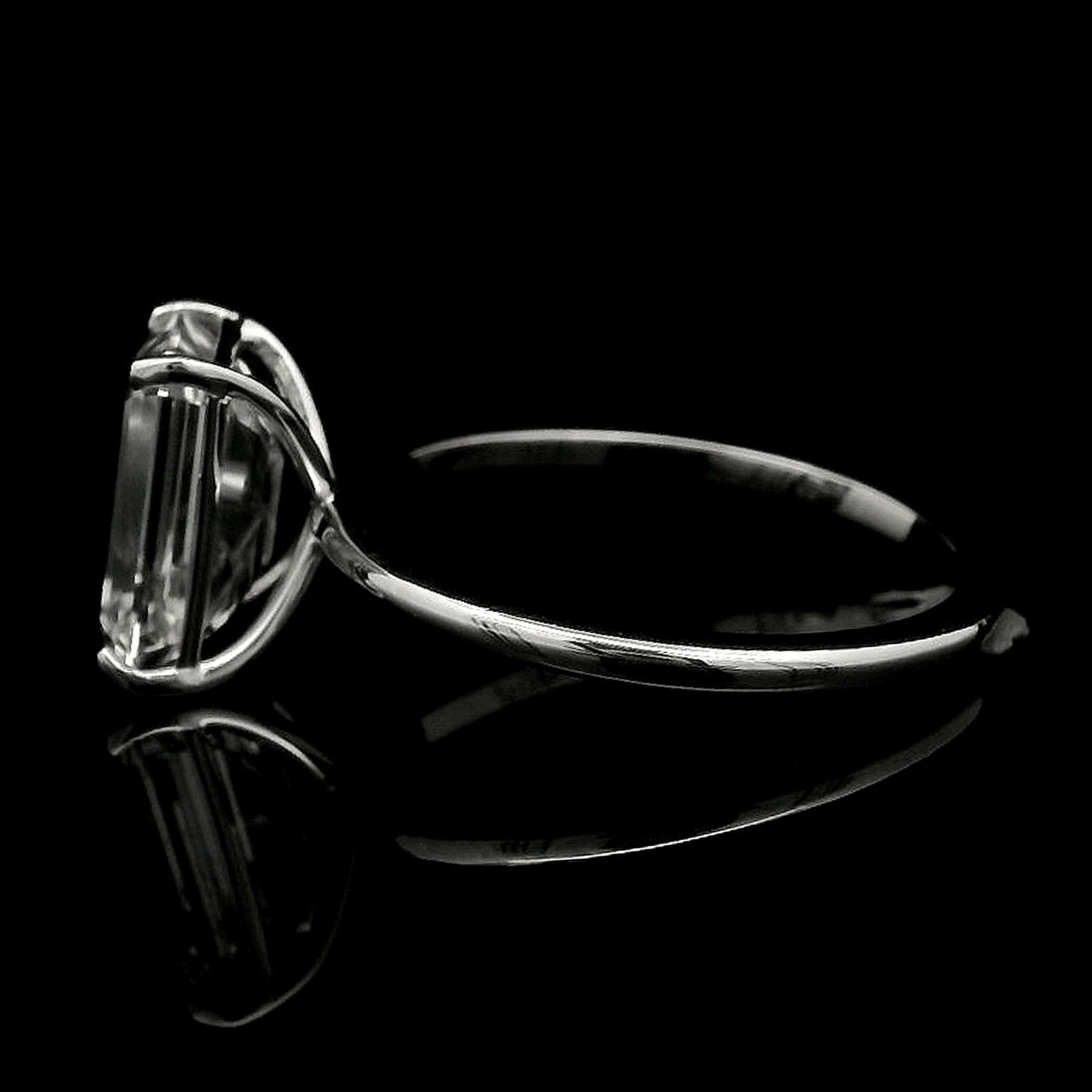 3.04 Carats Lab Grown Diamond 14K Gold Ring