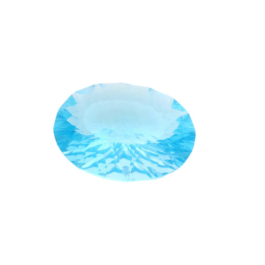27.33 Blue Topaz Oval Gemstone
