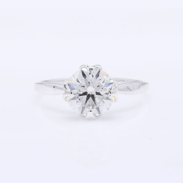 2.18 Carats Lab Grown Diamond 14K Gold Ring