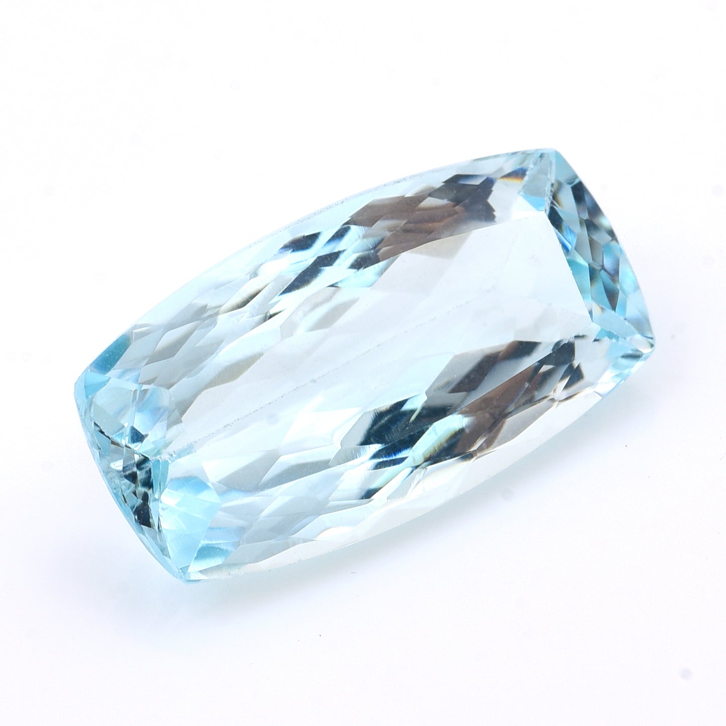 7.84 Natural Beryl Aquamarine Rectangular Cushion Mixed Cut Gemstone