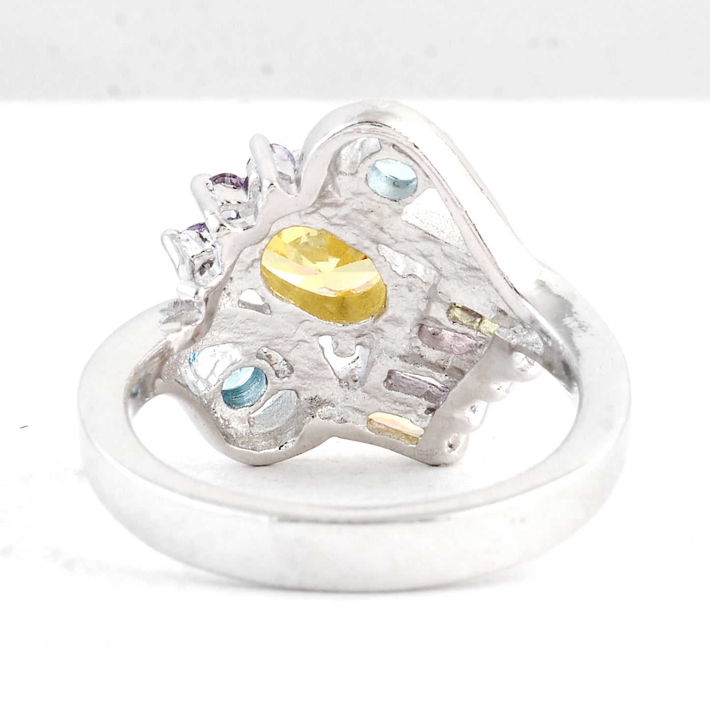 7.08 Ct Cubic Zirconia 925 Sterling Silver Ring