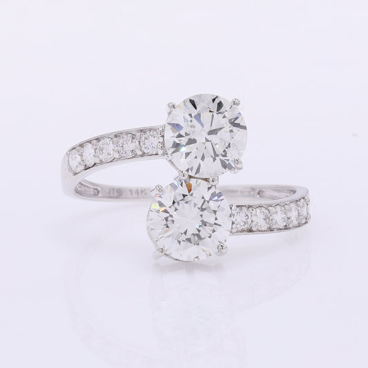 2.29 Carats Lab Grown Diamond 14K Gold Ring