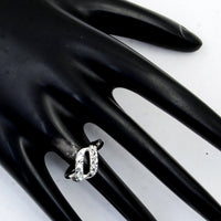 0.00 Ct Plain 925 Sterling Silver Ring