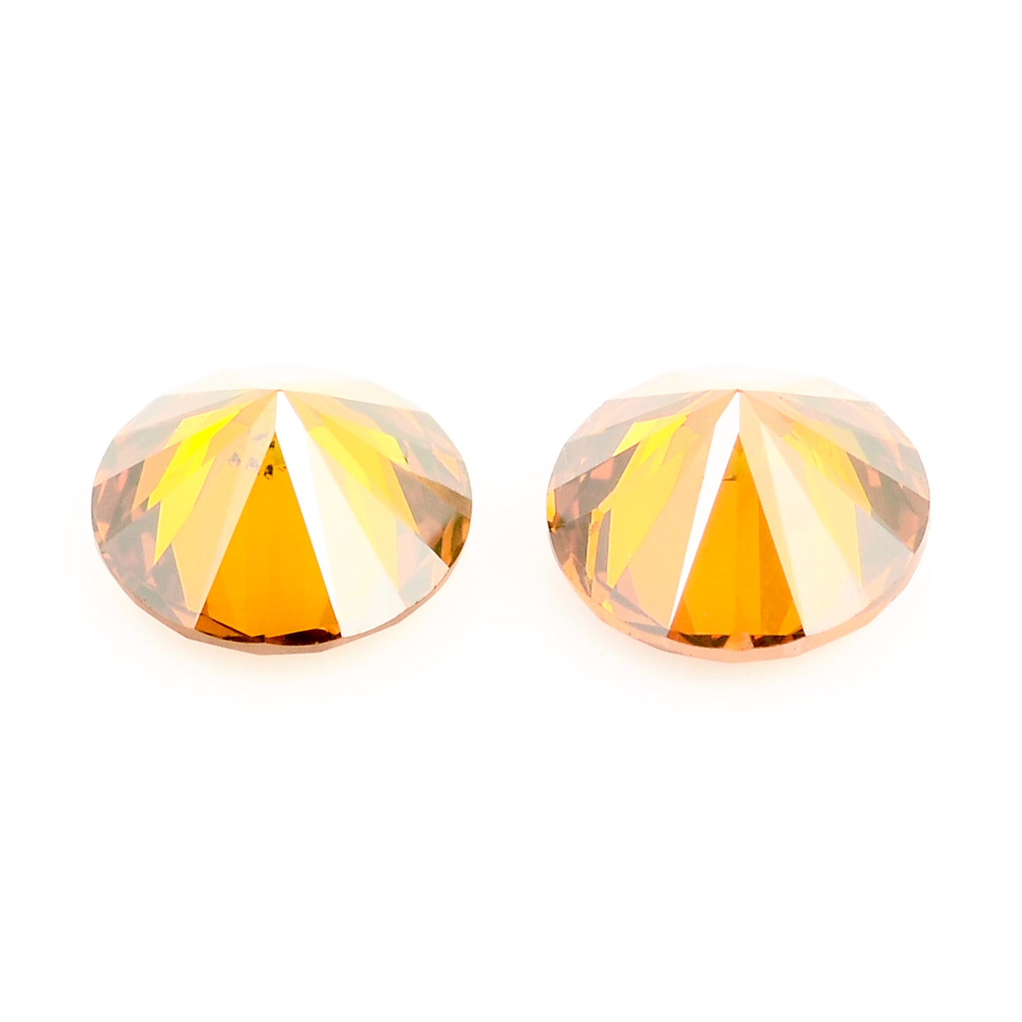 0.42 Red Diamond Round Loose Gemstone
