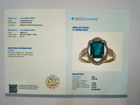 2.38 Ct Octagon Natural Emerald 14K Gold Ring