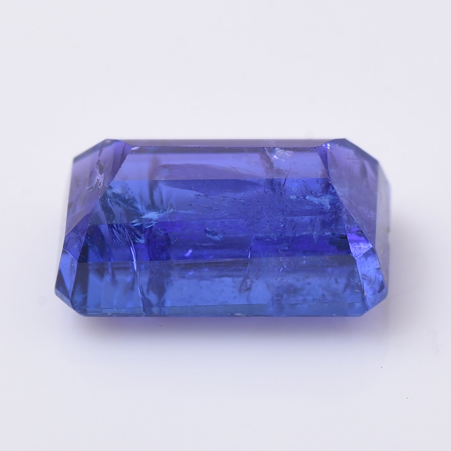 6.36 Natural Zoisite Tanzanite Emerald Cut Gemstone