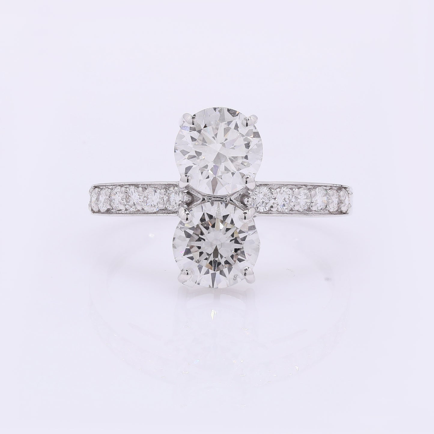 2.52 Carats Lab Grown Diamond 14K Gold Ring