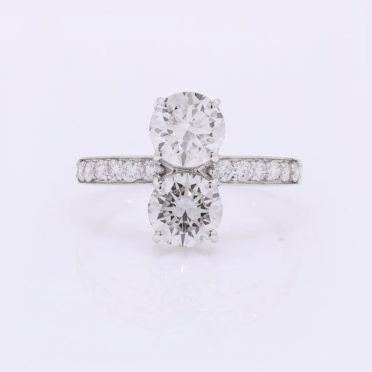 2.52 Carats Lab Grown Diamond 14K Gold Ring